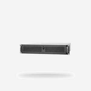 Chieftec UNC-210M-B Boîtier Serveur 2U Rackable 3x3.5" Int. 1x5.25" Ext. microATX 2x 80mm USB 3.2 Gen 1 SECC 479.8x430x88.2mm Noir - Miniature 1