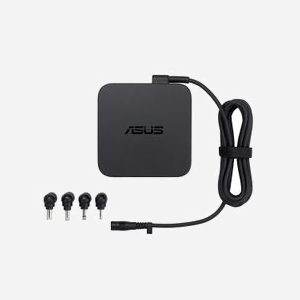 ASUS Adaptateur Secteur 90W Noir - Entrée 100-240V, Sortie 19V 4.74A, Dimensions 88x88x30.5mm - Référence 90XB014N-MPW0D0 pour Ordinateur Portable