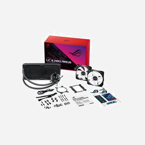 ASUS ROG STRIX LC II 280 ARGB : Refroidisseur liquide CPU All-in-One, 2x140mm, 700-2100 tr/min, Pompe 2800 tr/min, Aluminium, Noir, 35.7dB - Miniature 5