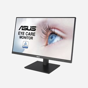 ASUS VA24DQSB Écran LCD 23.8" Full HD (1920x1080) IPS LED, 5ms, 250cd/m², HDMI/DisplayPort/VGA, Hub USB 2.0, Haut-parleurs intégrés, Réglable en hauteur, Noir - Miniature 3