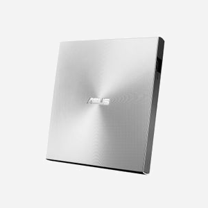 ASUS SDRW-08U8M-U Argent - Graveur DVD±RW Externe USB 2.0 - Lecture/Écriture CD 24x DVD 8x - Compatible Windows/macOS - 142.5x135.5x13.9mm - Miniature 3