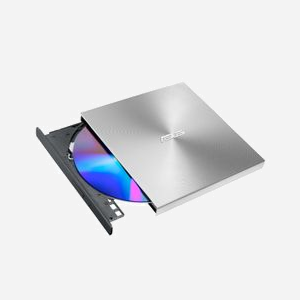 ASUS SDRW-08U8M-U Argent - Graveur DVD±RW Externe USB 2.0 - Lecture/Écriture CD 24x DVD 8x - Compatible Windows/macOS - 142.5x135.5x13.9mm - Miniature 5