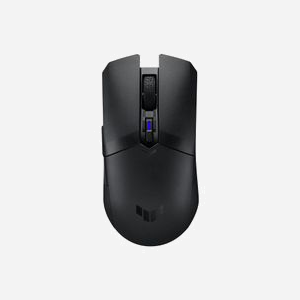 ASUS TUF Gaming M4 Wireless Souris Optique 12000 DPI RF sans fil + Bluetooth 5.1, 6 Boutons Programmables, Droitier, Noir, Piles AA/AAA - Miniature 1