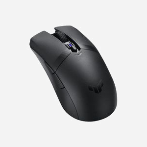 ASUS TUF Gaming M4 Wireless Souris Optique 12000 DPI RF sans fil + Bluetooth 5.1, 6 Boutons Programmables, Droitier, Noir, Piles AA/AAA - Miniature 3