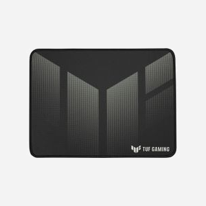 ASUS TUF P1 Gaming - Tapis de Souris 260x360mm, Surface Textile, Base Caoutchouc Antidérapante, Noir/Gris, Résistant à l'Eau, Épaisseur 2mm - Miniature 1