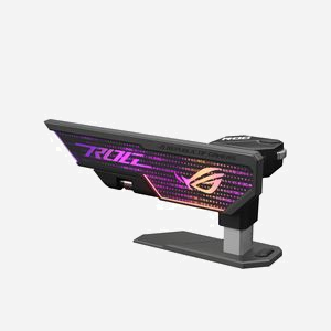 ASUS ROG Herculx - Support Carte Graphique Universel - Thermoplastique/Zinc - RGB Addressable 3-pin - 208x46x71mm - Câble 0.5m - Miniature 2