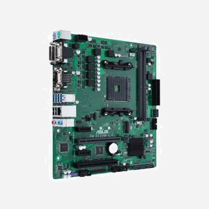 ASUS PRO A520M-C II/CSM : Carte mère AMD A520 micro ATX Socket AM4 Ryzen 3/5/7, 2x DDR4 DIMM 64GB max, M.2, SATA III, Gigabit Ethernet - Miniature 4