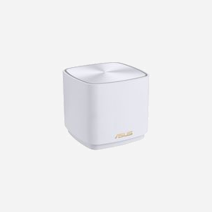 ASUS ZenWiFi XD5 (W-1-PK) Routeur Mesh Bi-bande Wi-Fi 6 (802.11ax) Blanc, 2 antennes internes, Débit WLAN 2402+574 Mbps, QoS, Serveur DHCP, Contrôle Parental - Miniature 1