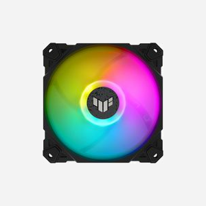 Ventilateur ASUS TUF Gaming TF120 ARGB 12cm, 250-1900 tr/min, 76 cfm, 29 dB, éclairage RGB, 120x120x25mm, pour Boitier PC - Miniature 2