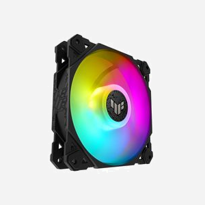 Ventilateur ASUS TUF Gaming TF120 ARGB 12cm, 250-1900 tr/min, 76 cfm, 29 dB, éclairage RGB, 120x120x25mm, pour Boitier PC - Miniature 4