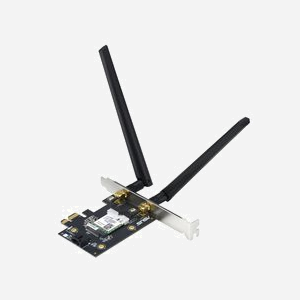 ASUS PCE-AX1800 BT5.2 Carte WLAN/Bluetooth PCIe - Wi-Fi 6 (802.11ax) 1775 Mbps Dual Band 2.4/5GHz - Bluetooth 5.2 - Antenne Externe - Miniature 4