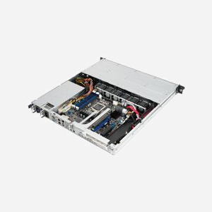 ASUS RS300-E11-RS4 Serveur Rack 1U - Intel C252, LGA 1200, 1x CPU, 4x DDR4-SDRAM 128Go max, 4x 3.5" Hot Swap, M.2, SATA III, Aspeed AST2600 - Miniature 4