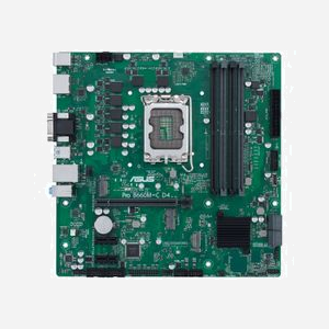 ASUS PRO B660M-C D4-CSM : Carte mère micro ATX Intel B660, Socket LGA 1700, DDR4 jusqu'à 128Go, M.2, SATA, Gigabit Ethernet, Windows 10/11