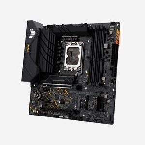 ASUS TUF GAMING B660M-PLUS D4 : Carte mère micro ATX Intel B660, Socket LGA 1700, DDR4, M.2 PCIe 4.0, 2.5Gb Ethernet, RAID, USB 3.2 Gen 2 - Miniature 3