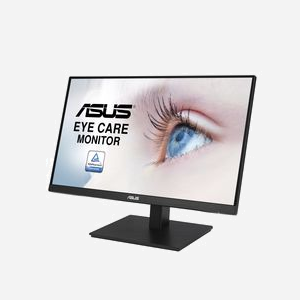 ASUS VA24EQSB Écran 23.8" FHD IPS LED, 1920x1080, 5ms, 75Hz, 300cd/m², HP, Hub USB 3.2 Gen 1, HDMI/DisplayPort/VGA, VESA, Noir - Miniature 2