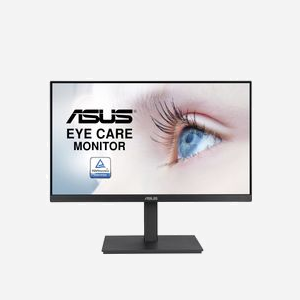Écran ASUS VA27EQSB 27" Full HD LCD IPS LED 1920x1080 5ms 75Hz, Hub USB 3.2 Gen 1, HDMI 1.4, DisplayPort 1.2, Noir, Réglage Hauteur, VESA