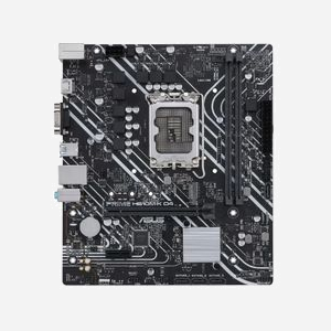 ASUS PRIME H610M-K D4 : Carte mère micro ATX Intel H610, Socket LGA 1700, DDR4 64Go max 3200MHz, M.2, SATA 6Gb/s, Gigabit Ethernet, USB 3.2 Gen 1