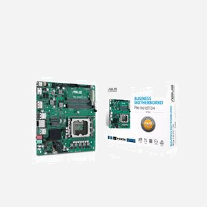 ASUS Pro H610T D4-CSM : Carte mère mini ITX Intel H610, Socket LGA 1700, DDR4 SO-DIMM jusqu'à 64GB, M.2, SATA III, Gigabit Ethernet, HDMI 2.1, DisplayPort 1.4 - Miniature 3