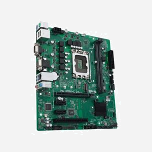 ASUS PRO H610M-C D4-CSM : Carte mère micro ATX Intel H610, Socket LGA 1700, DDR4, M.2, SATA III, Gigabit Ethernet, Windows 10/11, ports USB 3.2 Gen 1 - Miniature 4