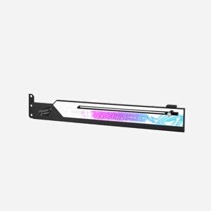 ASUS ROG Strix Support Carte Graphique Universel 330x23x50mm, Compatible Châssis Universel, Éclairage Addressable RGB 3-pin - Miniature 2