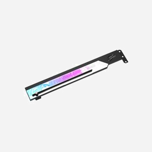 ASUS ROG Strix Support Carte Graphique Universel 330x23x50mm, Compatible Châssis Universel, Éclairage Addressable RGB 3-pin - Miniature 4