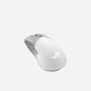 ASUS ROG Gladius III Wireless Aimpoint White - Souris Gaming Droitier - 36000 DPI Optique - RF Wireless/Bluetooth 5.1/USB - 6 Boutons Programmables - 79g - Miniature 1