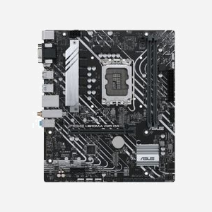 ASUS PRIME H610M-A WIFI D4 : Carte mère micro ATX Intel H610, Socket LGA 1700, DDR4, M.2, Wi-Fi 5, Gigabit Ethernet, ports USB 3.2 Gen 1 et USB 2.0