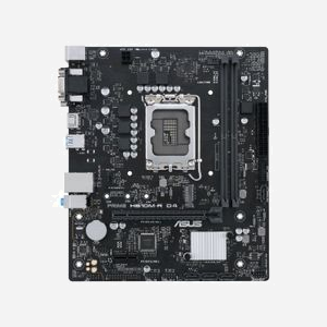 ASUS PRIME H610M-R D4 : Carte mère micro ATX Intel H610, Socket LGA 1700, DDR4 jusqu'à 64Go, M.2, SATA III, USB 3.2 Gen 1, HDMI 2.1, DVI-D, Gigabit Ethernet
