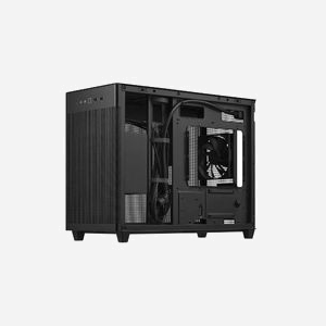 ASUS Prime AP201 : Boîtier PC Mini Tower MicroATX/Mini-ITX Noir, 205x350x460mm, 1x120mm arrière, 3x120/2x140mm haut, USB 3.2 Gen1/Gen2 - Miniature 3