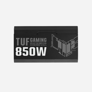 ASUS TUF Gaming 850W Gold Alimentation ATX 24-pin, 850W, 100-240V, Ventilateur 13.5cm, 80 PLUS Gold, ATX 3.0, Câblage modulaire, Protection OVP/OCP/OTP/SCP/UVP - Miniature 5