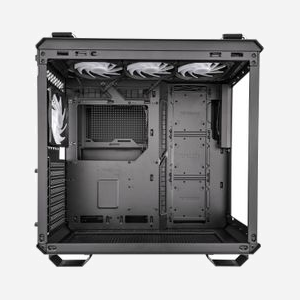 ASUS TUF Gaming GT502 PLUS Midi Tower Noir, ATX/micro ATX/Mini-ITX, 4x 3.5", 4x 2.5", 8 slots, USB 3.2 Gen 1/Gen 2, Vent. 120/140mm, Radiateur 360mm - Miniature 2
