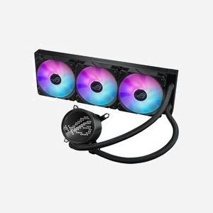 ASUS ROG Ryuo III 360 ARGB Kit de refroidissement liquide CPU, radiateur 360mm, 3x 120mm 2200 tr/min, 70.07 CFM, 36.45 dB, sockets LGA 1200/1700/AM4/AM5 - Miniature 4