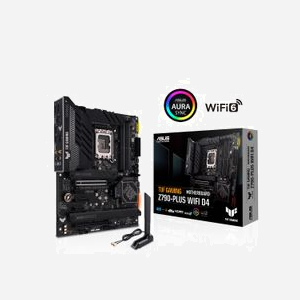 ASUS TUF GAMING Z790-PLUS WIFI D4 : Carte mère ATX Intel Z790, Socket LGA 1700, DDR4 128GB max 5333MHz, Wi-Fi 6, 2.5GbE Ethernet, 4x M.2, USB 3.2 Gen2/2x2 - Miniature 4