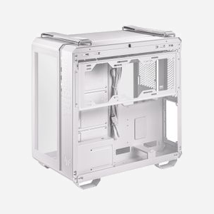 ASUS TUF Gaming GT502 Blanc - Boîtier PC Midi Tower ATX/micro ATX/Mini-ITX, 4 baies 3.5", USB 3.2 Gen1/Gen2, Vent. 120/140mm, Vitre trempée - Miniature 3