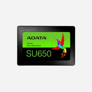 ADATA Ultimate SU650 SSD 256Go 2.5" SATA III 6Gbit/s 3D NAND Lecture 520Mo/s Ecriture 450Mo/s 4K IOPS 40K/75K TBW 140 - Miniature 1
