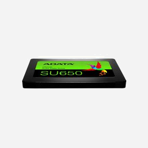 ADATA Ultimate SU650 SSD 256Go 2.5" SATA III 6Gbit/s 3D NAND Lecture 520Mo/s Ecriture 450Mo/s 4K IOPS 40K/75K TBW 140 - Miniature 4
