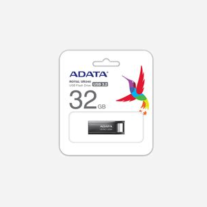 ADATA UR340 - Clé USB 32 Go USB Type-A 3.2 Gen 1 Noire - Boîtier Métal, Résistante Poussière/Chocs/Éclaboussures - 34.8x12.2x4.6mm - Compatible Windows/macOS/Linux - Miniature 5