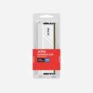 ADATA GAMMIX D35 - Module mémoire DDR4 8GB 3600MHz CL18 1.35V XMP 2.0 Unbuffered DIMM 288-Pin Radiateur - AX4U36008G18I-SWHD35 - Miniature 4