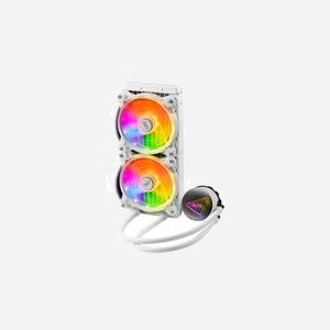 XPG LEVANTE X 240 Refroidisseur Hybride CPU Blanc - Radiateur 272x121x27mm, 2x120mm (600-2000 RPM, 61.5 CFM, 18.17dB), FDB, Socket LGA 2066 - Miniature 3