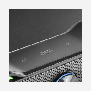 Mars Gaming MSBX Barre de Son 10W Noire : Bluetooth 5.0, Entrée AUX, Processeur DSP, Éclairage RGB Dynamique, 435x85x75mm - Miniature 3