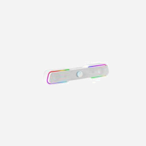 Mars Gaming MSBXW Barre de Son 10W Blanche - Bluetooth 5.0, Jack 3.5mm, DSP, RGB dynamique, 435x85x75mm - Miniature 1