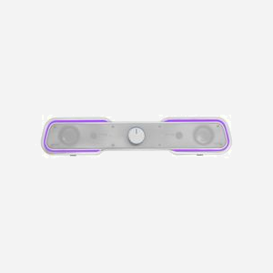 Mars Gaming MSBXW Barre de Son 10W Blanche - Bluetooth 5.0, Jack 3.5mm, DSP, RGB dynamique, 435x85x75mm - Miniature 5