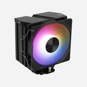 Aerocool Rime 4 Refroidisseur CPU Air 12cm Noir, Socket LGA115x/1200/1700/2011/2066/AM4, 4 Heatpipes, TDP 230W, 800-1800 RPM, 17-34 dBA