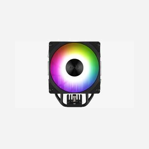 Aerocool Rime 4 Refroidisseur CPU Air 12cm Noir, Socket LGA115x/1200/1700/2011/2066/AM4, 4 Heatpipes, TDP 230W, 800-1800 RPM, 17-34 dBA - Miniature 2