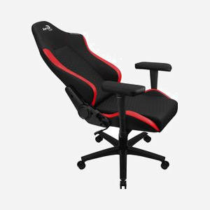 Aerocool CROWNBR Siège Gaming Universel Noir/Rouge 150kg, Dossier Inclinable 3-18°, Hauteur 123-133cm, Assise 52cm, Accoudoirs 2D, Roues 6.5cm - Miniature 4