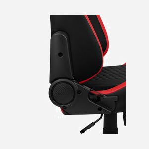Aerocool CROWNBR Siège Gaming Universel Noir/Rouge 150kg, Dossier Inclinable 3-18°, Hauteur 123-133cm, Assise 52cm, Accoudoirs 2D, Roues 6.5cm - Miniature 5
