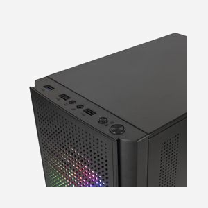 Boîtier PC Mini Tower Mars Gaming MC300 Noir Micro-ATX/Mini-ITX, 2x120mm avant, 1x120mm arrière, USB 3.2 Gen 1, Verre Trempé, 2x3.5", 4x2.5" - Miniature 4