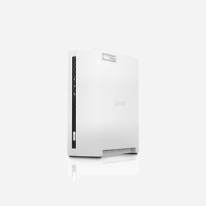 QNAP TS-133 NAS Tower Cortex-A55 1.8GHz 2Go DDR4 1 baie 3.5" SATA HDD/SSD, 1xGbE, 1xUSB 3.2 Gen 1, 1xUSB 2.0, QNAP Turbo System - Miniature 2