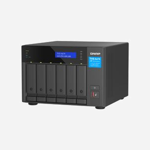 QNAP TVS-H674T-I5-32G NAS Tower Intel Core i5-12400 32GB DDR4 6 baies SATA HDD/SSD RAID 0/1/5/6/10/50/JBOD 2x M.2 QNAP QTS 5.1.0 - Miniature 5