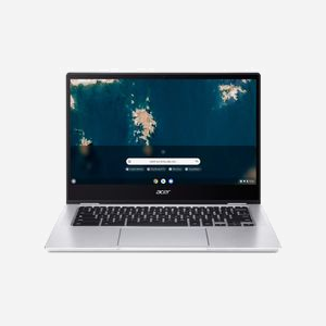Acer Chromebook CP314-1HN-C11N : Écran tactile 14" FHD, Intel Celeron N4500, 8 Go LPDDR4x, 64 Go SSD, Wi-Fi 6, ChromeOS, Argent - Miniature 1